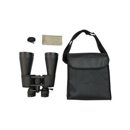 Bushnell 10-90x80 binoculars, case with cable, eye protection caps, cloth