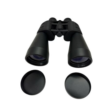 Bushnell 10-90x80 binoculars, case with cable, eye protection caps, cloth