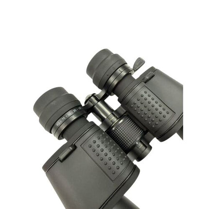 Bushnell 10-90x80 binoculars, case with cable, eye protection caps, cloth