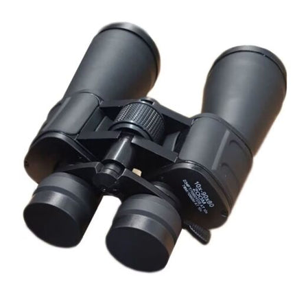 Bushnell 10-90x80 binoculars, case with cable, eye protection caps, cloth