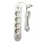 4 Sockets + 3 USB Ports