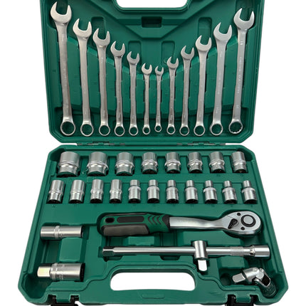 EXPLOIT Tool set 37 pieces for home DIY, minor repairs and automotive installation