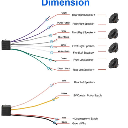 Multimedia Car MP5 Player Head Unit 1 din 4 Inch 4052AI
