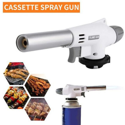 Cylinder gas lighter, with adjustable gas, Piezo ignition, 1300°C