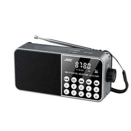JOC Portable Bluetooth Speaker, Full Band Radio with LED Digital Display, Mini Portable MP3 Player