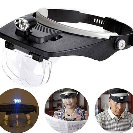 Headband magnifier set - 4 lenses 81001-A