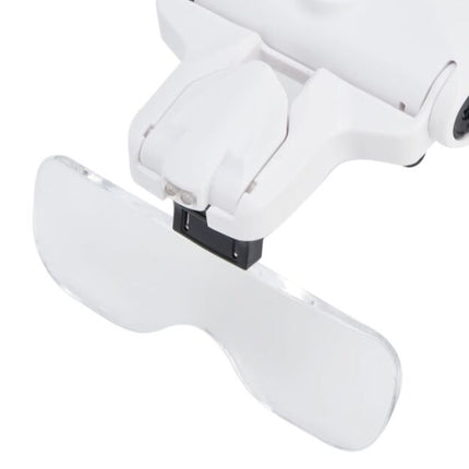 LED jewelry magnifier, set with frame and magnifying lenses 9892B2C