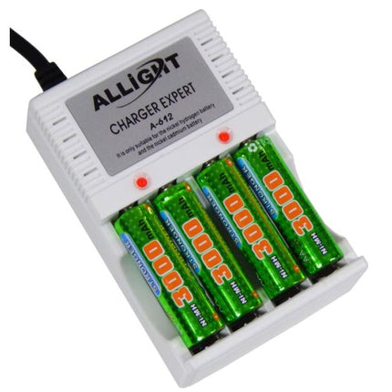 Allight Extra Battery Charger For AA, AAA and 9V batteries