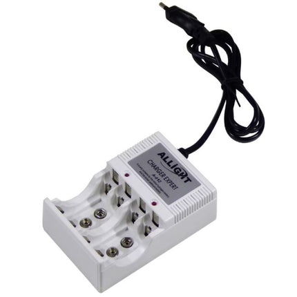 Allight Extra Battery Charger For AA, AAA and 9V batteries