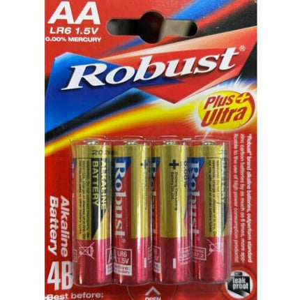 Robust AAA AA alkaline battery 1.5 V Ultra Plus