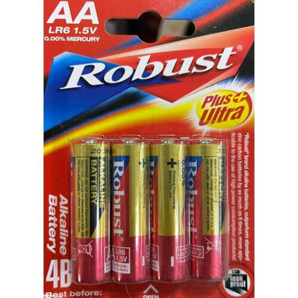 Robust AAA AA alkaline battery 1.5 V Ultra Plus
