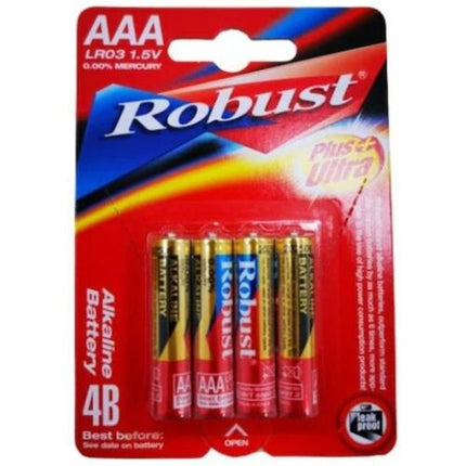 Robust AAA AA alkaline battery 1.5 V Ultra Plus