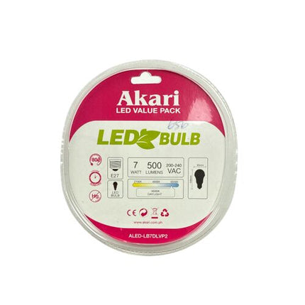 Light Buld 2 x LED 7W 500 Lumen E27, 108x60 mm