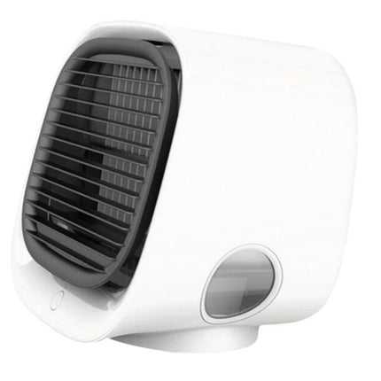 Personal air cooler, 3 in 1, white, mini size, 7 LED colors, USB power supply, 166x152x145mm