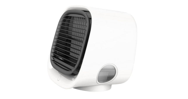 Personal air cooler, 3 in 1, white, mini size, 7 LED colors, USB power supply, 166x152x145mm