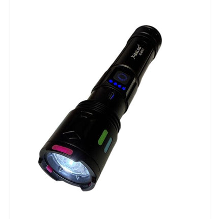 USB Rechargeable Flashlight 3000M, BL-6619-1, 15.9 cm, 26650 Battery, 6 Lighting Modes, High Brightness