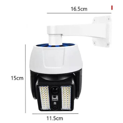 Camera type solar light HW51182 with 66 SMD LED sensor and remote control