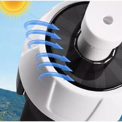 Camera type solar light HW51182 with 66 SMD LED sensor and remote control