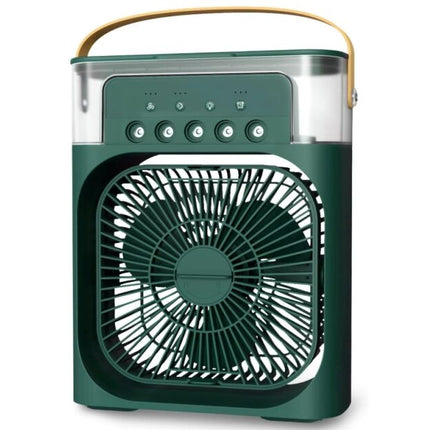 Mini portable fan, cooler and humidifier, 600ml, 21x9x26cm