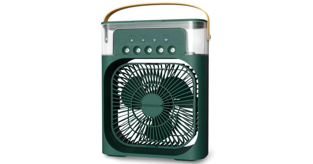 Mini portable fan, cooler and humidifier, 600ml, 21x9x26cm