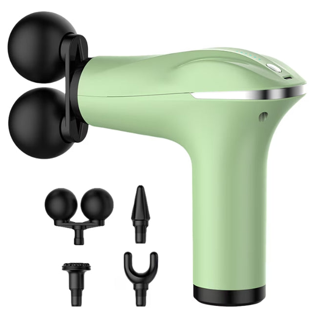 Massage gun, double-headed, for pain relief and circulation