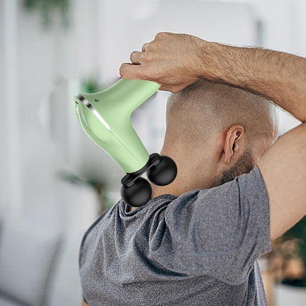 Massage gun, double-headed, for pain relief and circulation