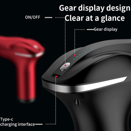 Massage gun, double-headed, for pain relief and circulation