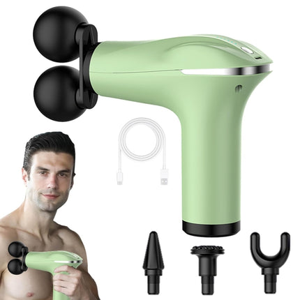 Massage gun, double-headed, for pain relief and circulation