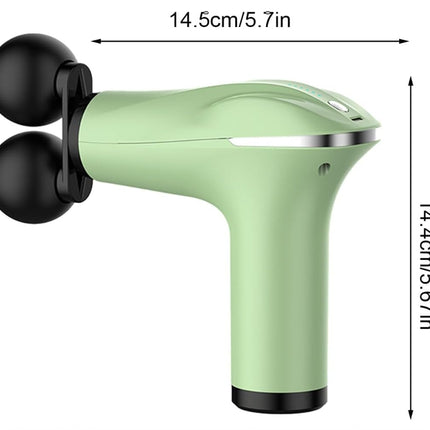 Massage gun, double-headed, for pain relief and circulation