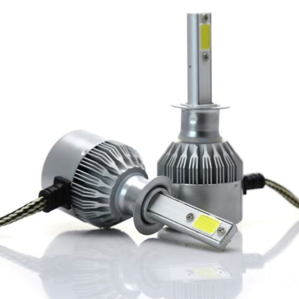 2 pcs C6 car LED kit, H1, H4, H7, 36w, 3800 lumen, 6500K, AUTO, 12-24 volts, COB