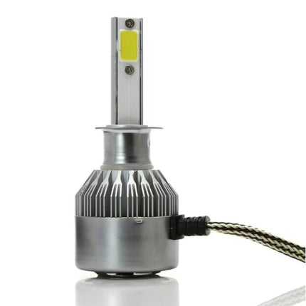 2 pcs C6 car LED kit, H1, H4, H7, 36w, 3800 lumen, 6500K, AUTO, 12-24 volts, COB