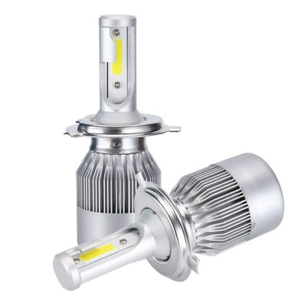 2 pcs C6 car LED kit, H1, H4, H7, 36w, 3800 lumen, 6500K, AUTO, 12-24 volts, COB