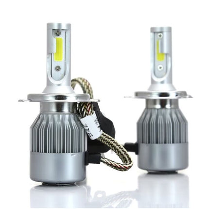 2 pcs C6 car LED kit, H1, H4, H7, 36w, 3800 lumen, 6500K, AUTO, 12-24 volts, COB