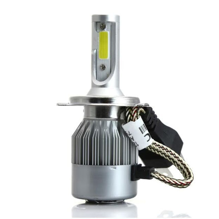 2 pcs C6 car LED kit, H1, H4, H7, 36w, 3800 lumen, 6500K, AUTO, 12-24 volts, COB