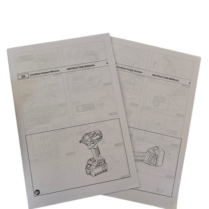 Tool set angle grinder and impact driver with 2 batteries 8 Ah, 48V DK-3002/5001