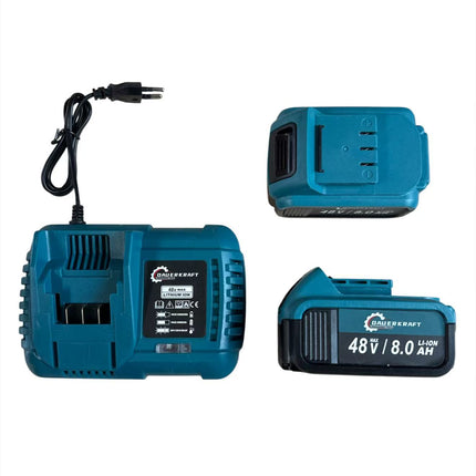 Brushless Cordless Electric Impact Driver with 2x48V 8.0 Lithium-ion Ah Batteries Electric Impact Driver For Home Screwdriver, Cordless Screwdriver, Home Improvement Tool, Elegant Tool Design, Durable Construction, Robust Tool Design, High Quality Motor