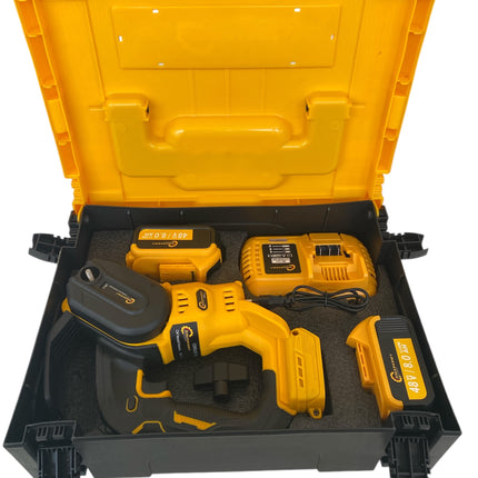 Cordless Electric Chainsaw 48V with 2 Batteries for Tree Pruning, Branch and Wood Cutting