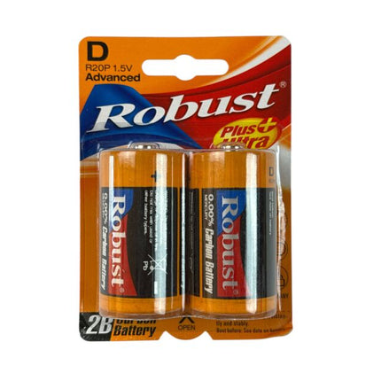 Robust Carbon battery D R20P 1.5V Advanced