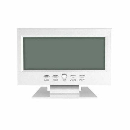Digital clock with LCD display and voice control, thermometer function, DS-8082