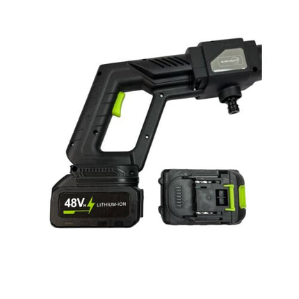 High Pressure Car Washer Cordless Water Car Wash Gun Portable Car Wash Machine with 6 in 1 Nozzle, 48V