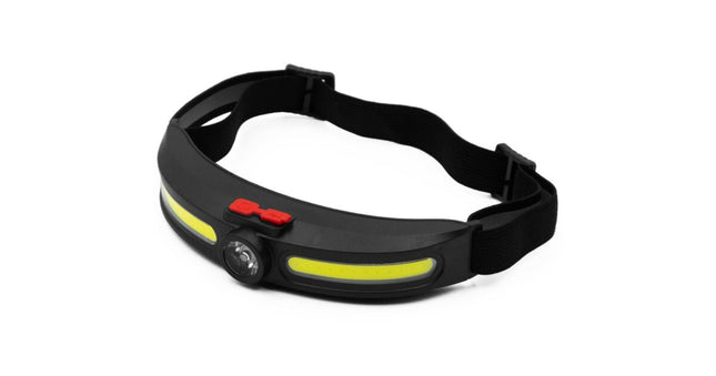 Rechargeable headlamp, all-angle headlight, 4 lighting modes, COB LED + XPE LED lamps, 270°
