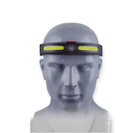 Rechargeable headlamp, all-angle headlight, 4 lighting modes, COB LED + XPE LED lamps, 270°