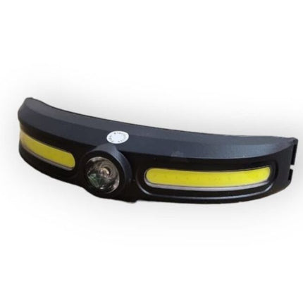 Rechargeable headlamp, all-angle headlight, 4 lighting modes, COB LED + XPE LED lamps, 270°