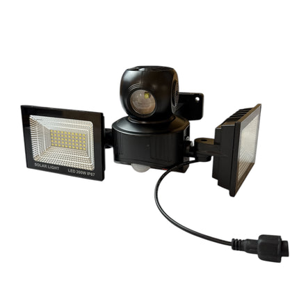 XG-T50 Double Waterproof Solar LED Floodlight 200W with Motion Sensor and Remote Control, IP67