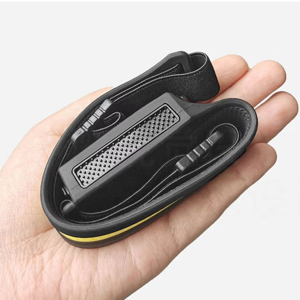 LED headlamp with motion sensor, 900 lumens, 1200 mAh battery, IPX4 waterproof