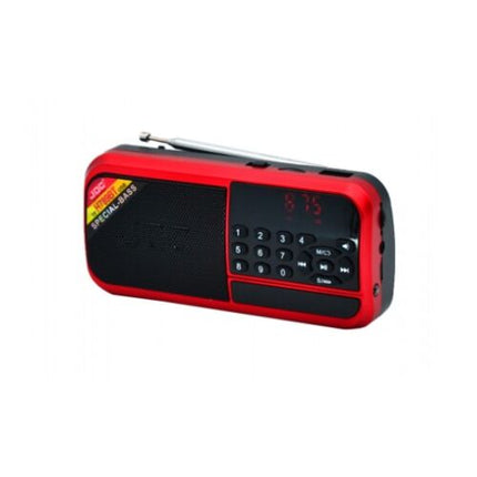 Mini Rechargeable Radio with Bluetooth and USB for Camping, Hiking, Indoor/Outdoor Pocket Radio