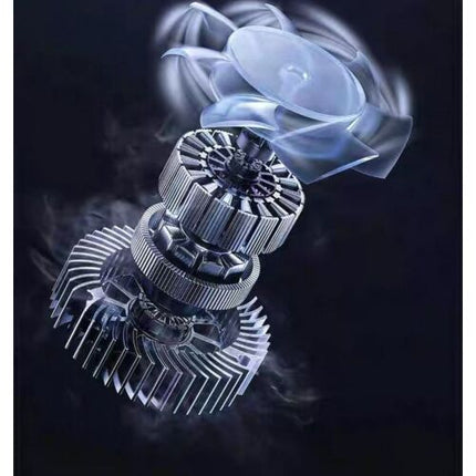 21V 48VH electric turbine blower, 508g thrust, strong airflow, suitable for car cleaning and dust removal, comes with 2 batteries and charger