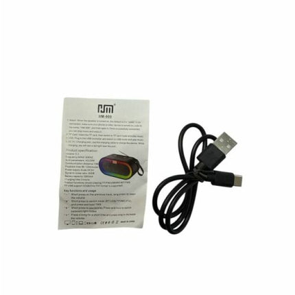 Portable wireless speaker TF/FM/USD/MIC HM-909 3000mAh