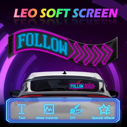 Matrix LED Panel, APP Control, Programmable Flexible LED Panel, Multi-Color, 192mm x 898 mm