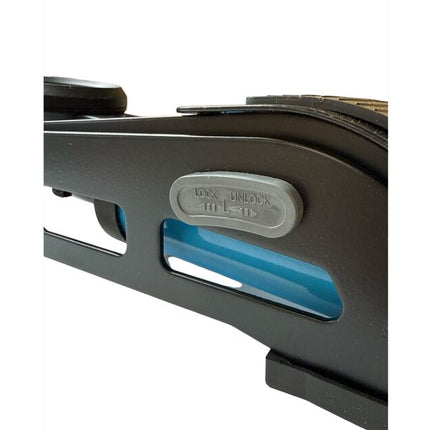 Dual-cylinder car foot pump with pressure gauge, 130PSI 9 bar